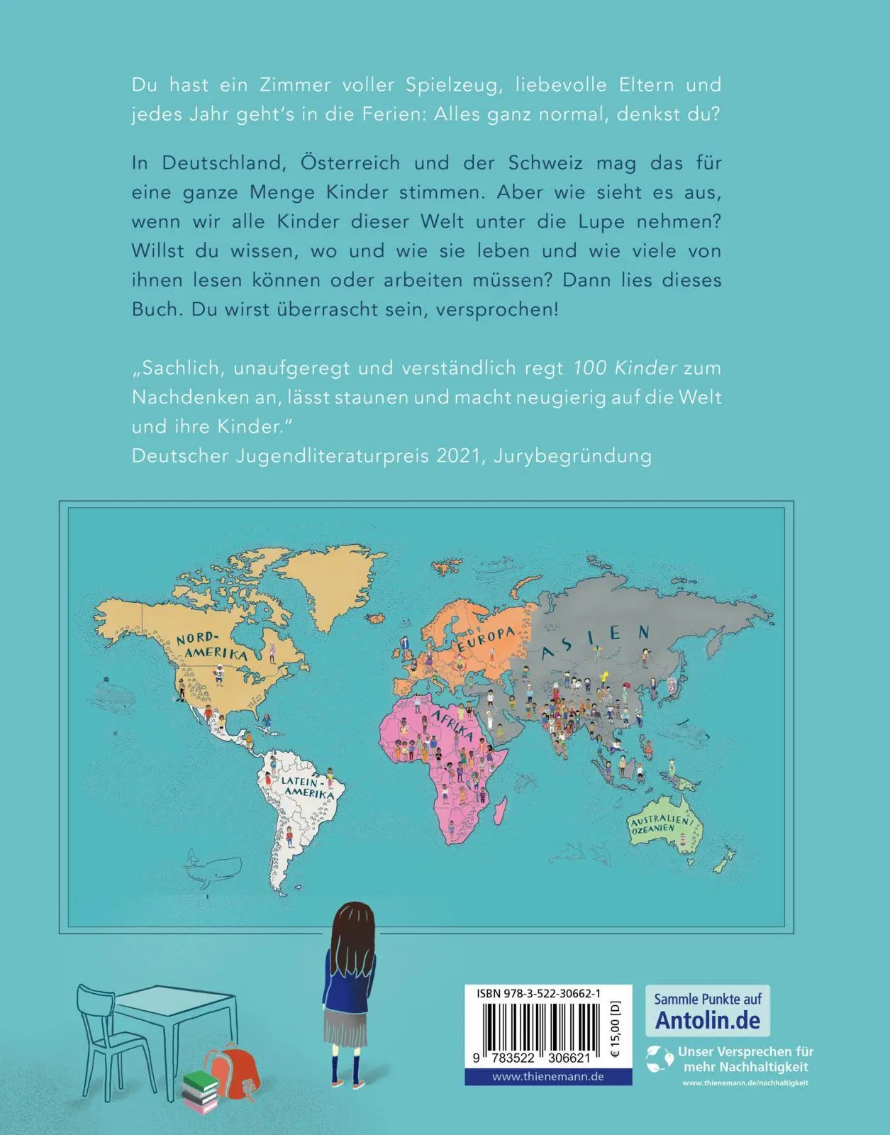 Rückseite: 9783522306621 | 100 Kinder | Christoph Drösser (u. a.) | Buch | 112 S. | Deutsch