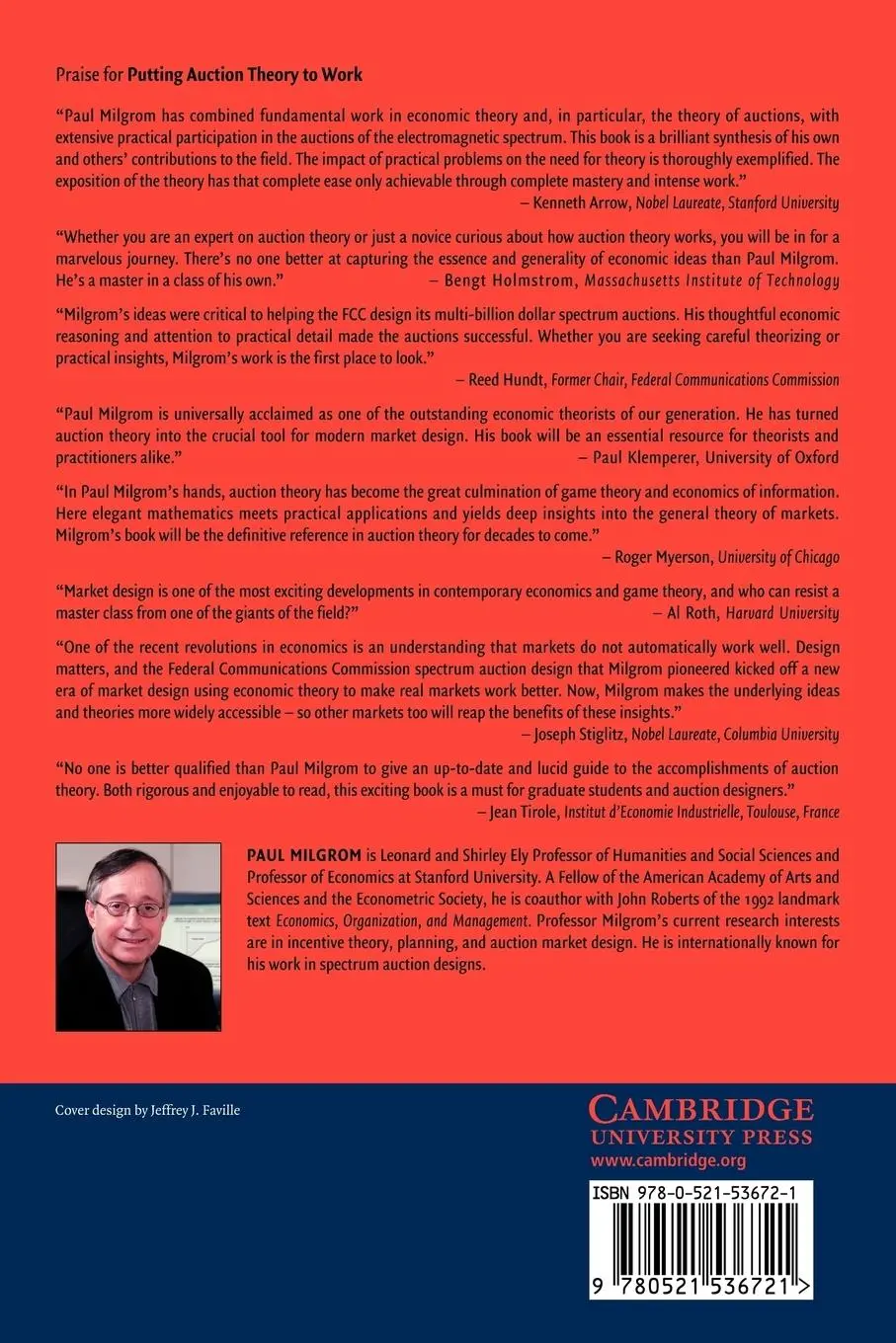 Rückseite: 9780521536721 | Putting Auction Theory to Work | Paul R. Milgrom | Taschenbuch | 2010