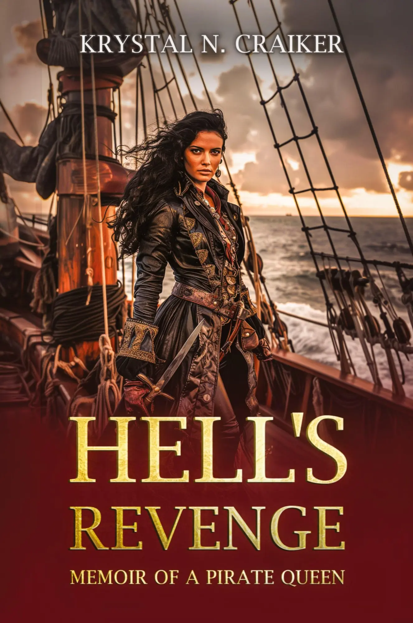 Cover: 9781734076721 | Hell's Revenge | Memoir of a Pirate Queen | Krystal N. Craiker | Buch