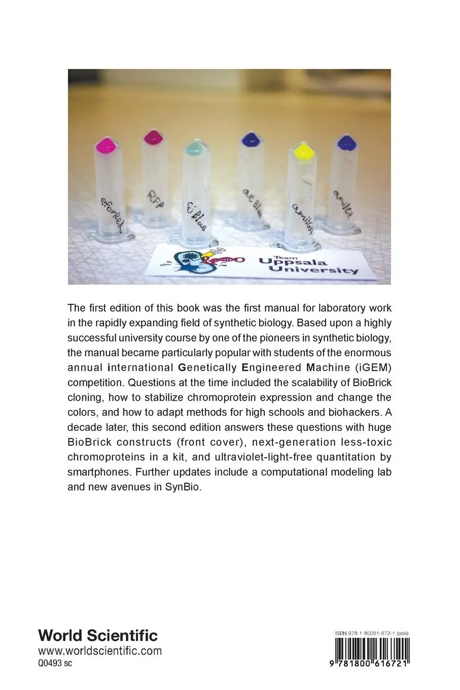 Rückseite: 9781800616721 | SYNTHETIC BIOLOGY (2ND ED) | Letian Bao Josefine Anthony C Forster