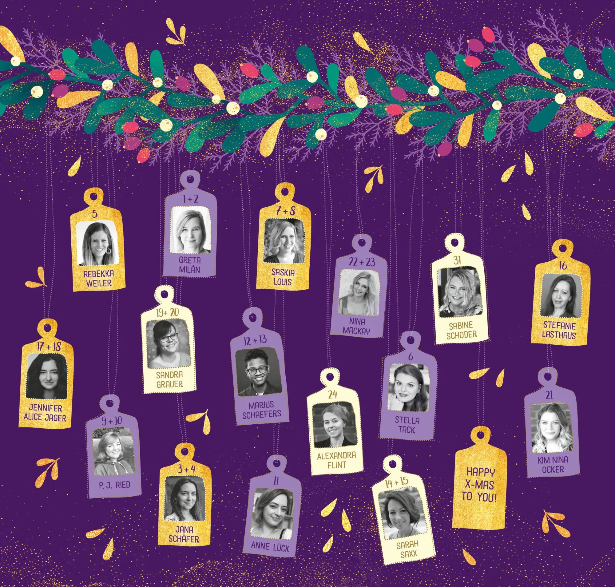 Bild: 9783473586721 | Mistletoe Moments. Ein Adventskalender. Lovestorys für 24 Tage plus...