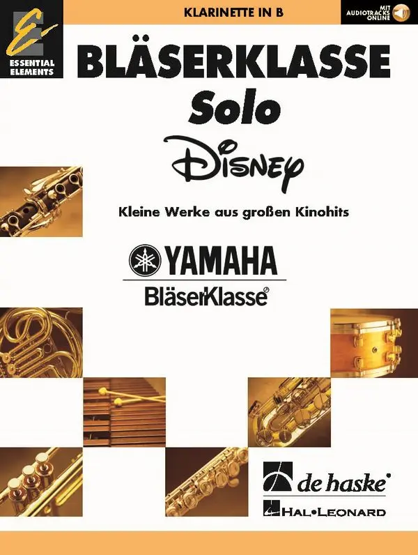 Cover: 9789043156721 | Bläserklasse Disney (+Online Audio) für Blasorchester...