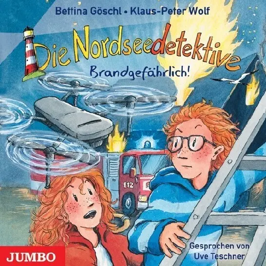 Cover: 4012144476821 | Die Nordseedetektive - Brandgefährlich!,1 Audio-CD | Wolf (u. a.) | CD