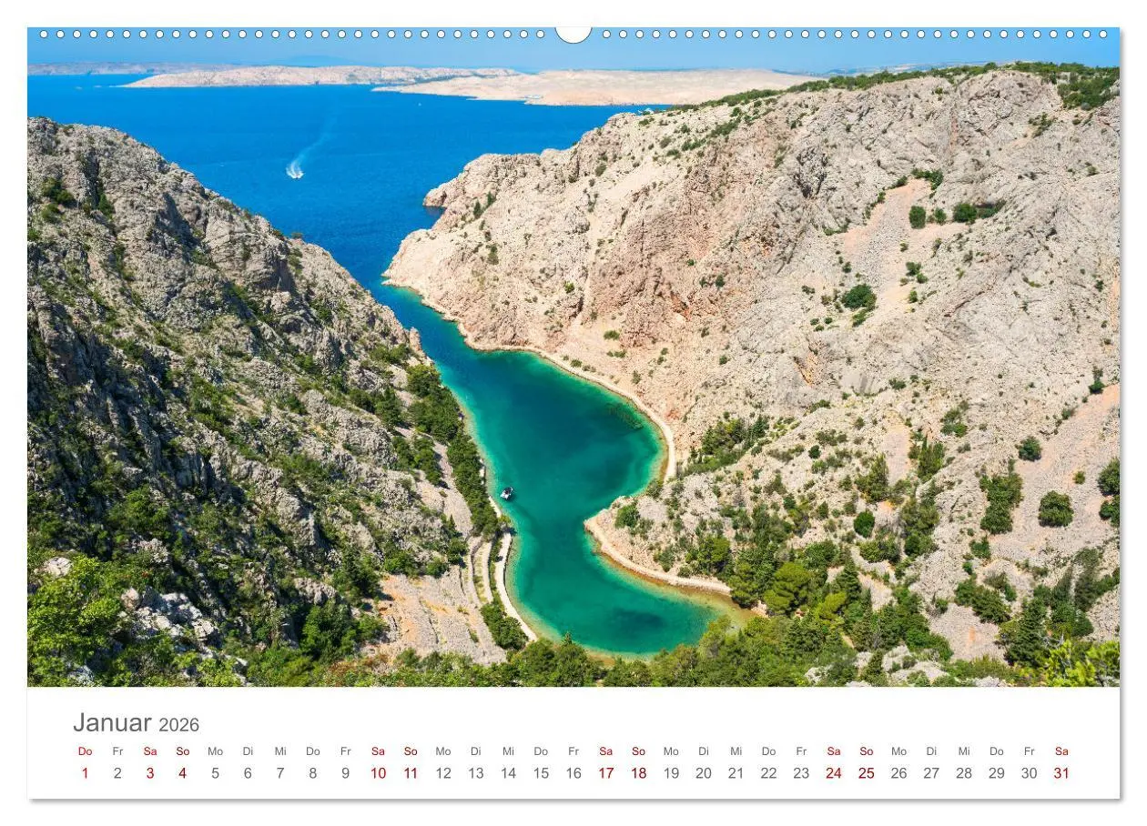 Bild: 9783457426821 | KROATIEN - Perle der Adria (hochwertiger Premium Wandkalender 2026...