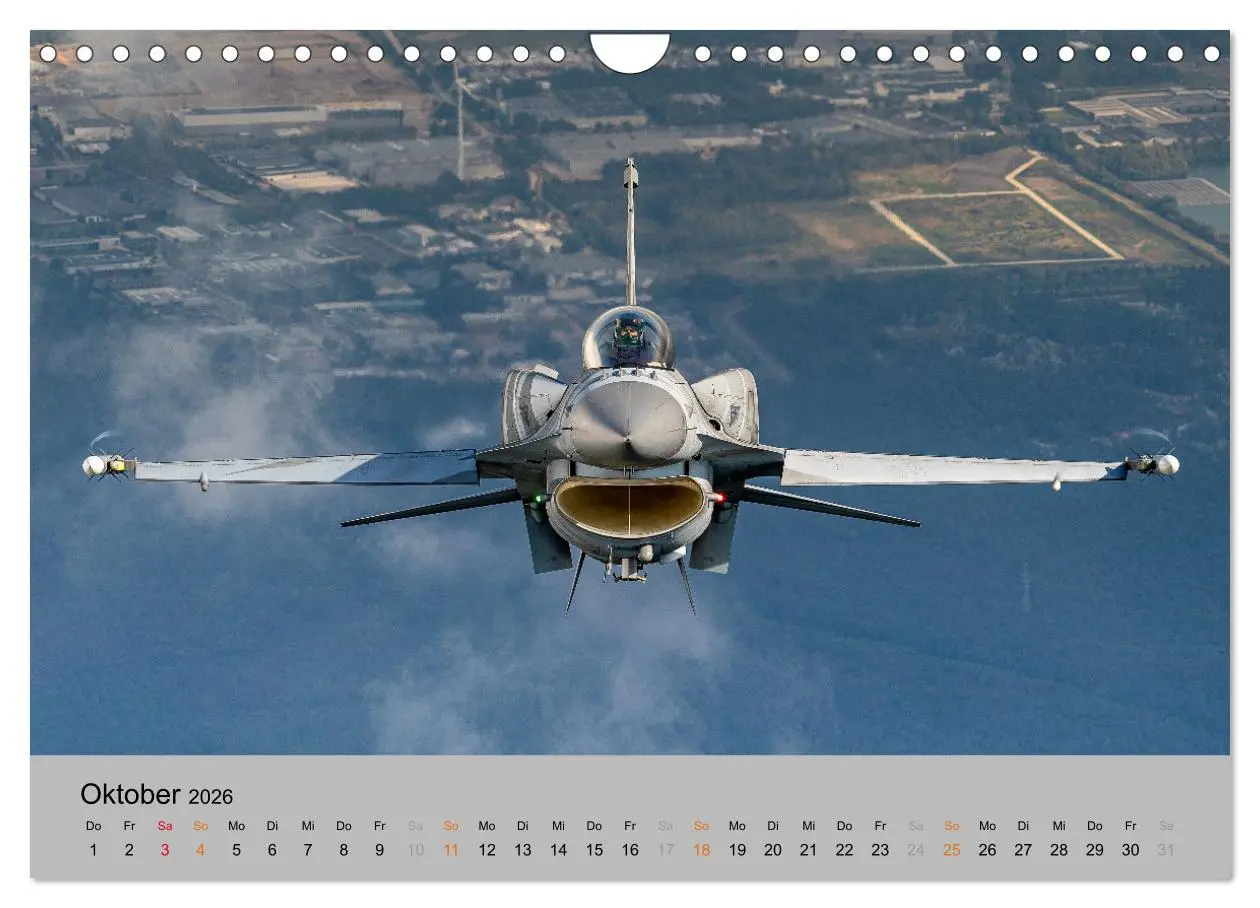 Bild: 9783457596821 | Kampfjet F-16 The Fighting Falcon (Wandkalender 2026 DIN A4 quer),...