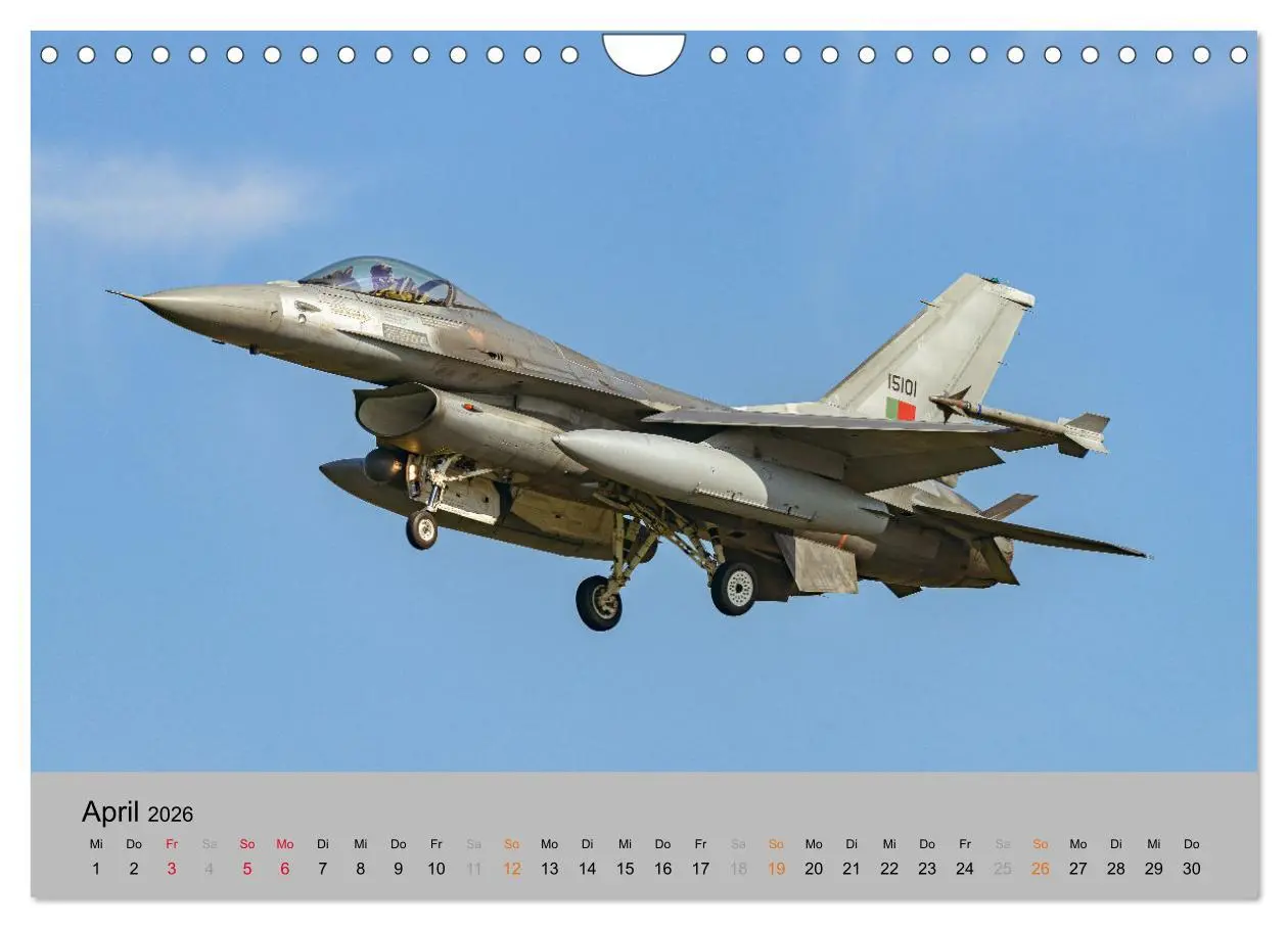 Bild: 9783457596821 | Kampfjet F-16 The Fighting Falcon (Wandkalender 2026 DIN A4 quer),...