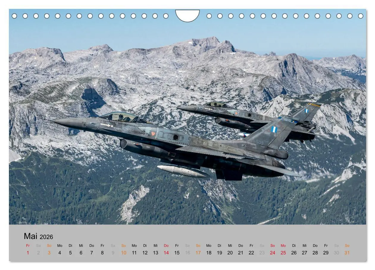 Bild: 9783457596821 | Kampfjet F-16 The Fighting Falcon (Wandkalender 2026 DIN A4 quer),...