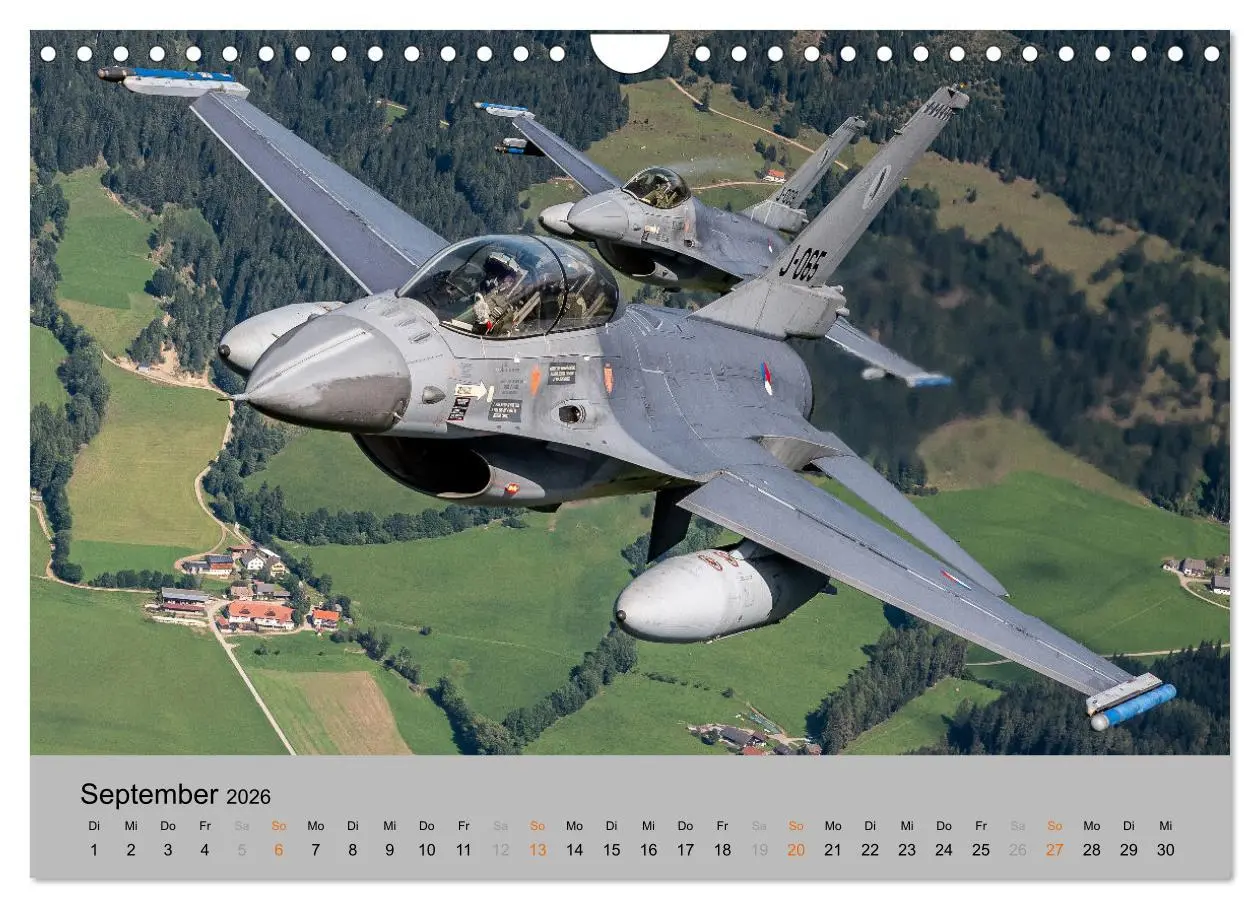 Bild: 9783457596821 | Kampfjet F-16 The Fighting Falcon (Wandkalender 2026 DIN A4 quer),...