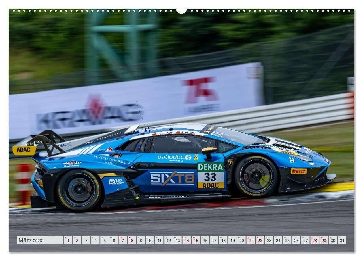 Bild: 9783516686821 | Wilde Stiere am Nürburgring (Wandkalender 2026 DIN A2 quer),...