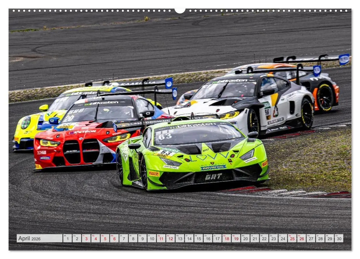 Bild: 9783516686821 | Wilde Stiere am Nürburgring (Wandkalender 2026 DIN A2 quer),...