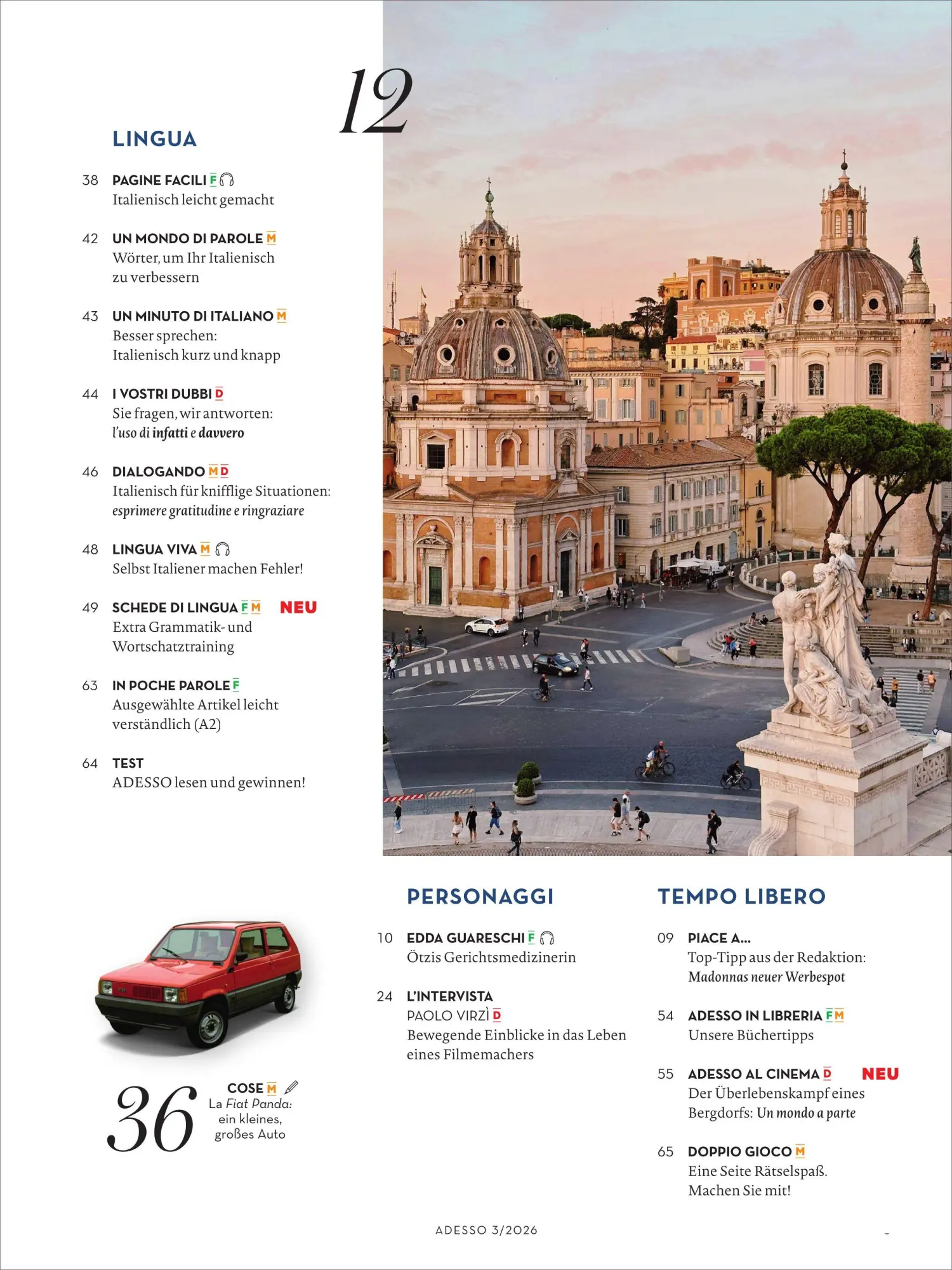 Bild: 9783689876821 | Adesso Magazin 3/26 | ZEIT SPRACHEN GmbH | Broschüre | 65 S. | Deutsch