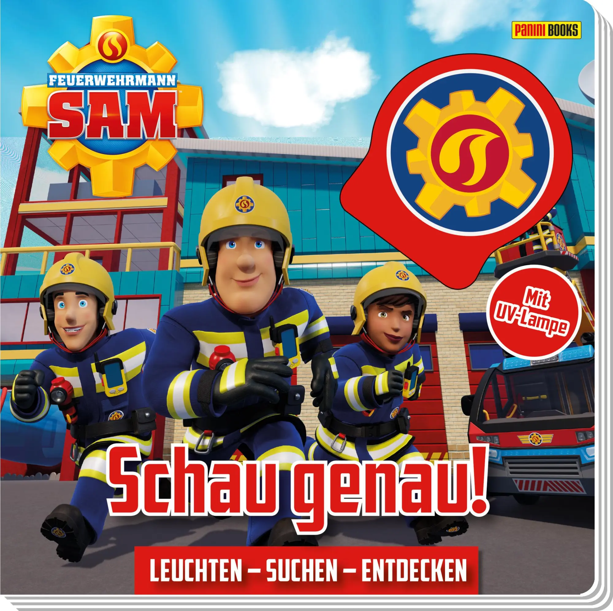 Cover: 9783833246821 | Feuerwehrmann Sam: Schau genau! - Leuchten - Suchen - Entdecken | Buch