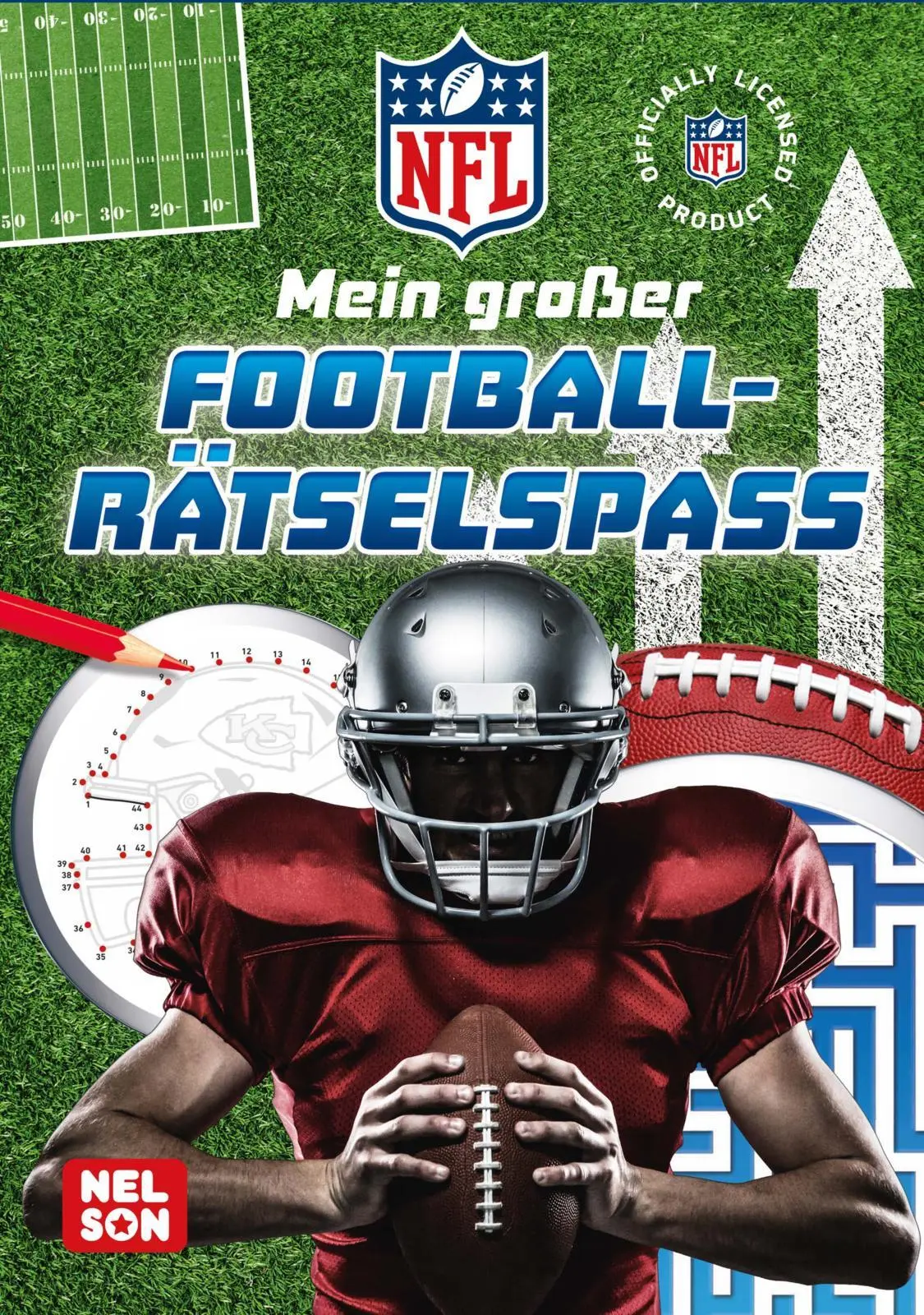 Cover: 9783845126821 | NFL: Mein großer Football-Rätselspaß | Constanze Steindamm | Buch