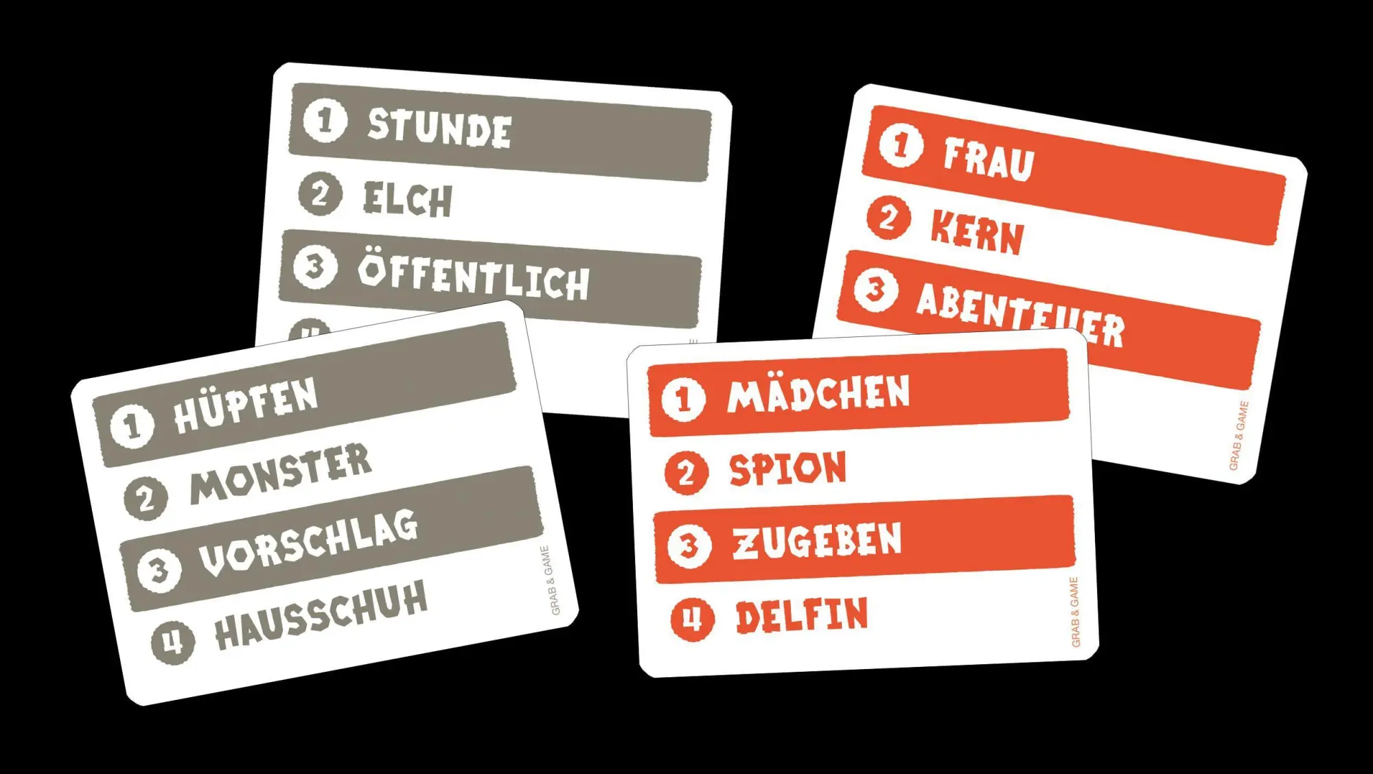 Bild: 810083046921 | Poesie für Neandertaler: Grab &amp; Game | Francesca Slade (u. a.) | Spiel
