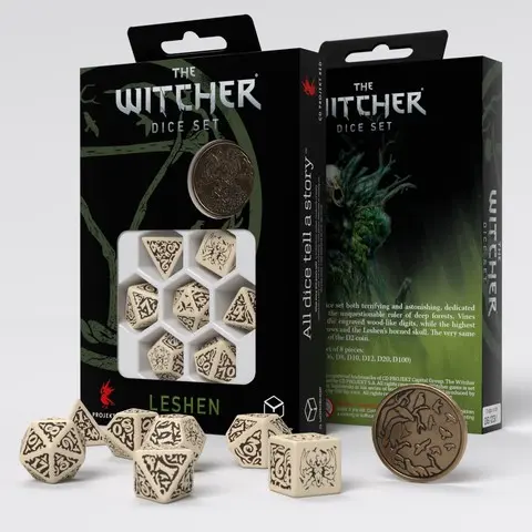Cover: 5907699496921 | The Witcher Dice Set. Leshen - The Master of Crows | Q-Workshop