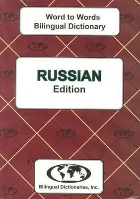 Cover: 9780933146921 | English-Russian &amp; Russian-English Word-to-Word Dictionary | C. Sesma