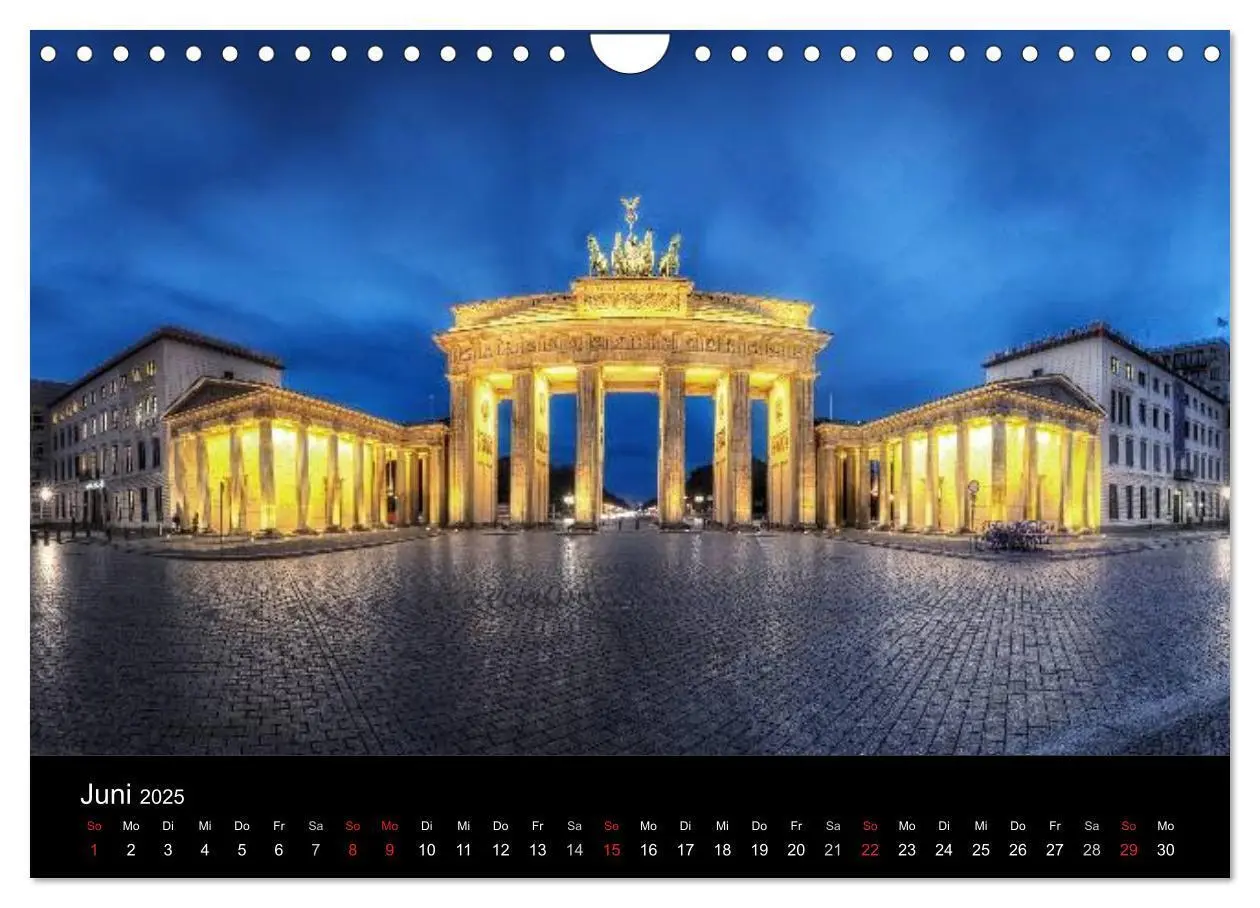 Bild: 9783435636921 | Berlin City bei Nacht (Wandkalender 2025 DIN A4 quer), CALVENDO...