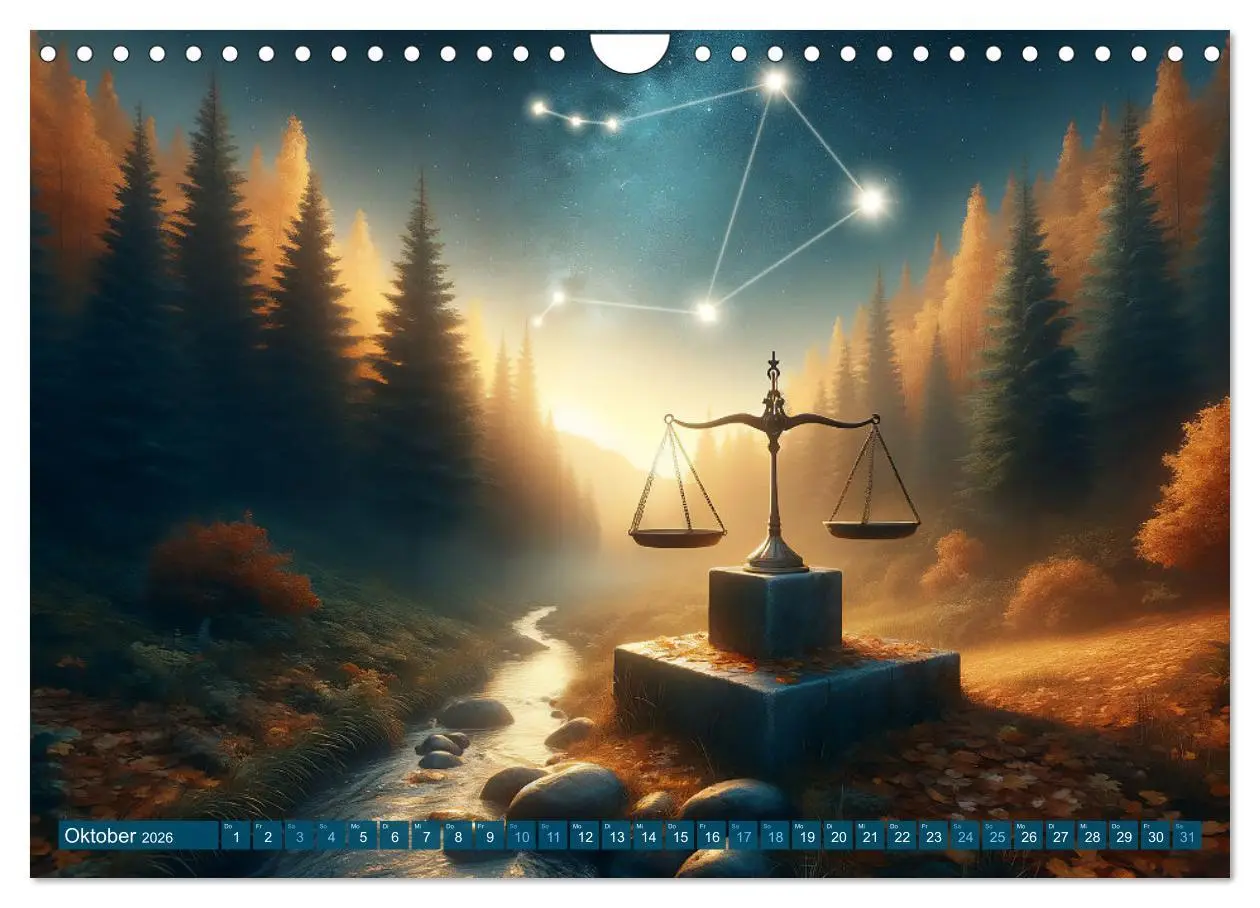 Bild: 9783457346921 | Kosmische Sinfonie: Der Tanz der Sternzeichen (Wandkalender 2026...