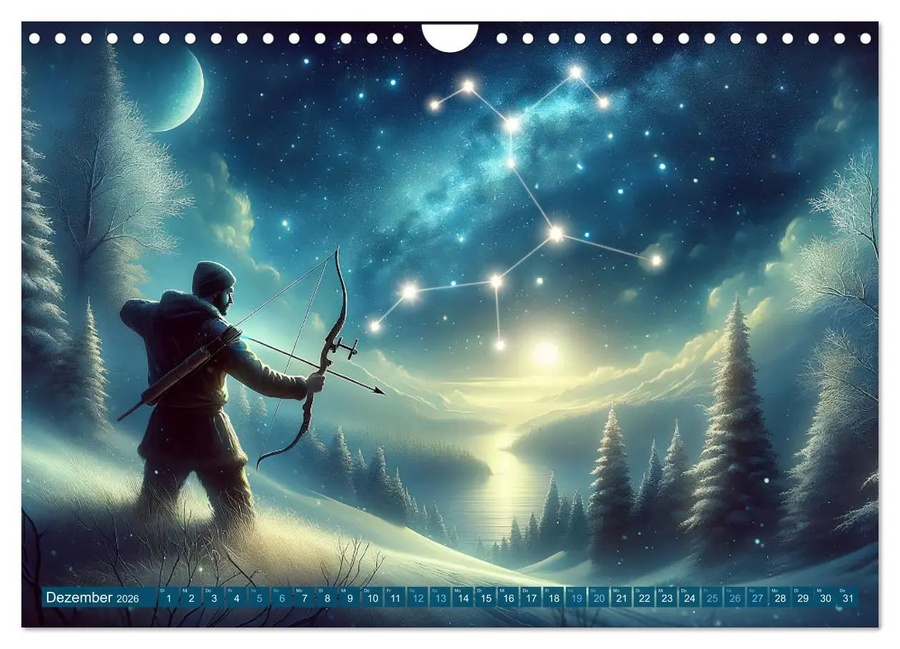 Bild: 9783457346921 | Kosmische Sinfonie: Der Tanz der Sternzeichen (Wandkalender 2026...