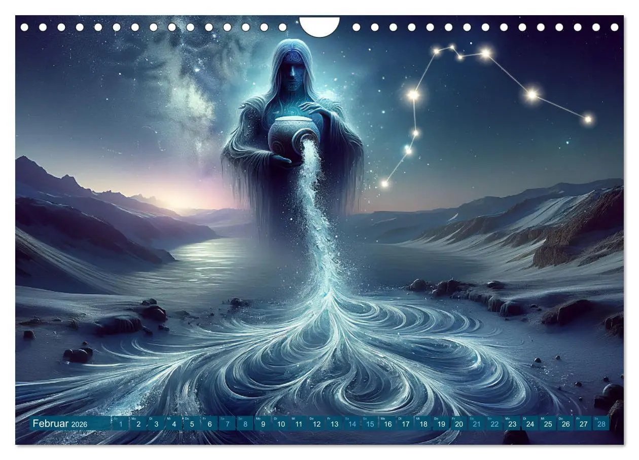 Bild: 9783457346921 | Kosmische Sinfonie: Der Tanz der Sternzeichen (Wandkalender 2026...