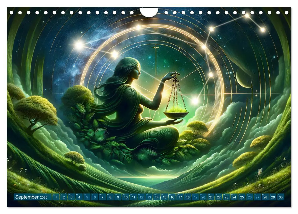Bild: 9783457346921 | Kosmische Sinfonie: Der Tanz der Sternzeichen (Wandkalender 2026...