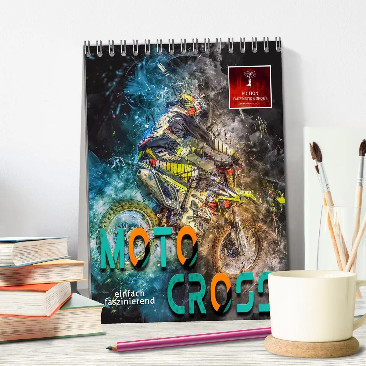 Bild: 9783516366921 | Motocross - einfach faszinierend (Tischkalender 2026 DIN A5 hoch),...