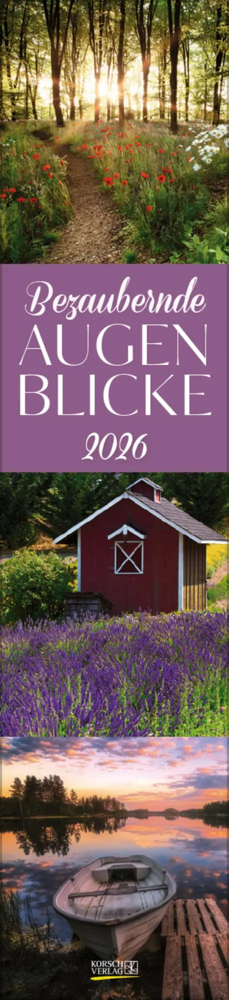 Cover: 9783731886921 | Augenblicke Langplaner 2026 | Langplaner | Verlag Korsch | Kalender