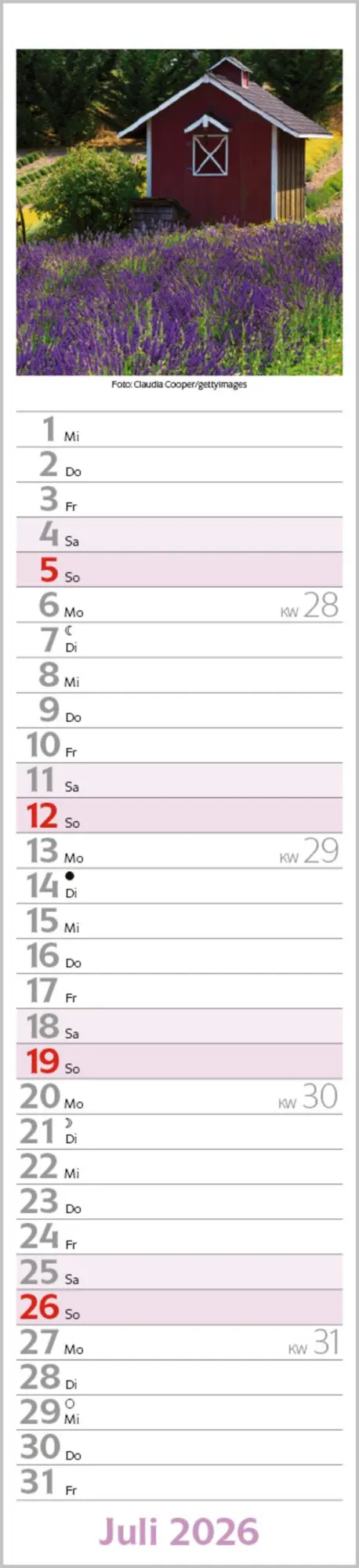 Bild: 9783731886921 | Augenblicke Langplaner 2026 | Langplaner | Verlag Korsch | Kalender