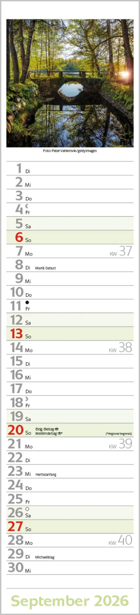 Bild: 9783731886921 | Augenblicke Langplaner 2026 | Langplaner | Verlag Korsch | Kalender
