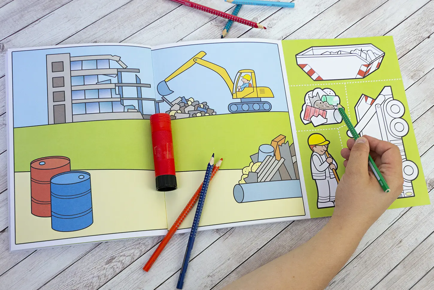 Bild: 9783785586921 | Wir basteln! - Baustelle | Beschäftigung für Kinder ab 3 Jahre | Buch