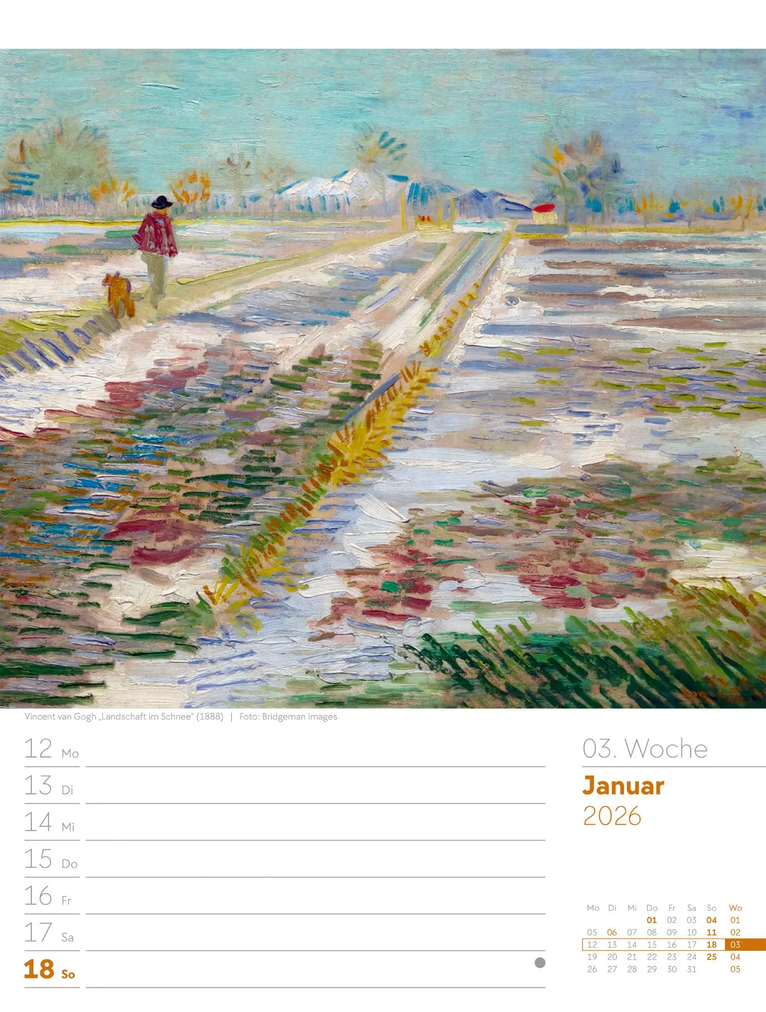 Bild: 9783838426921 | Kunstwelt - Impressionismus und Klassische Moderne - Wochenplaner...