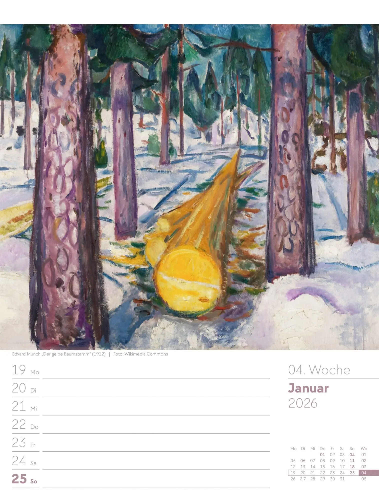 Bild: 9783838426921 | Kunstwelt - Impressionismus und Klassische Moderne - Wochenplaner...