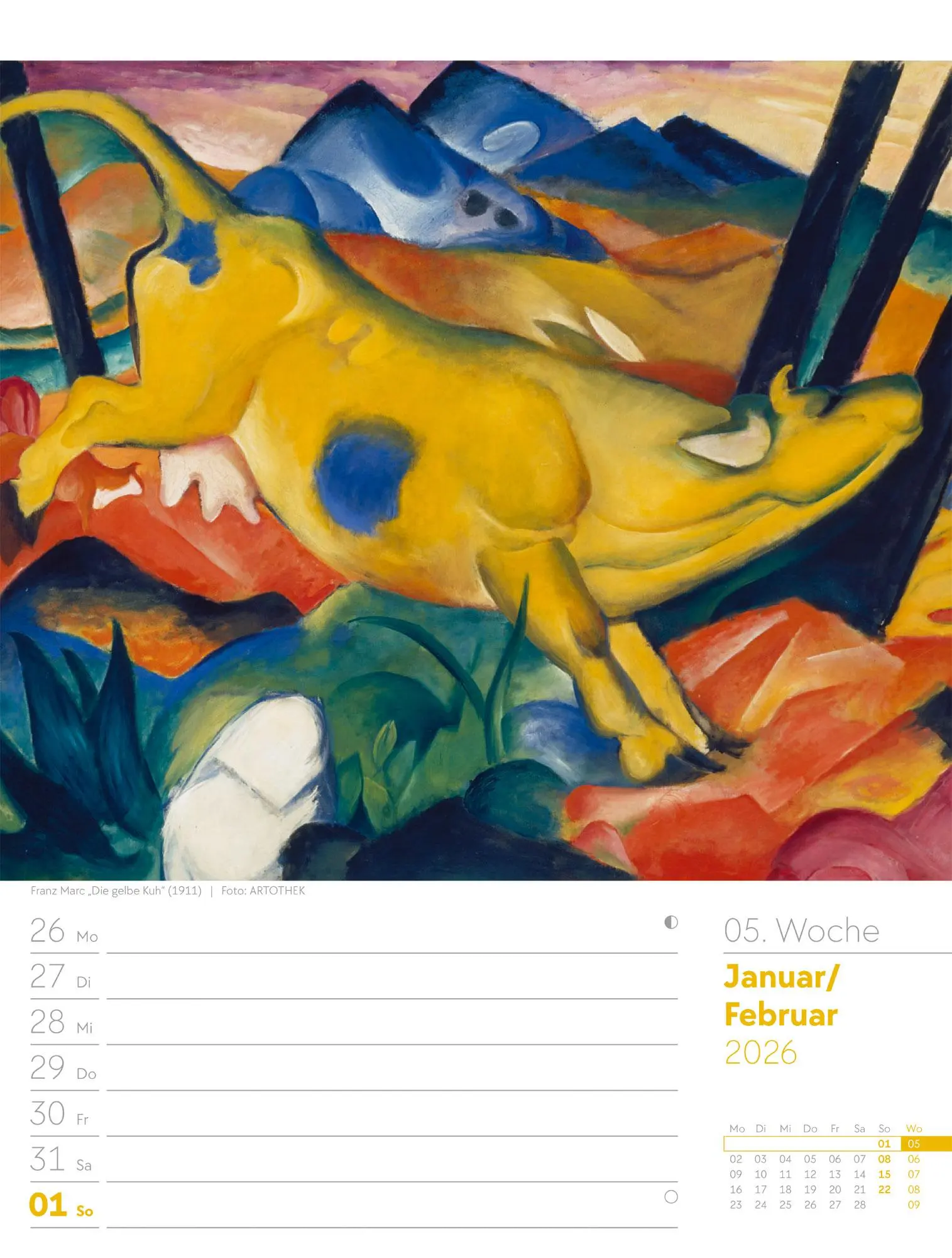 Bild: 9783838426921 | Kunstwelt - Impressionismus und Klassische Moderne - Wochenplaner...