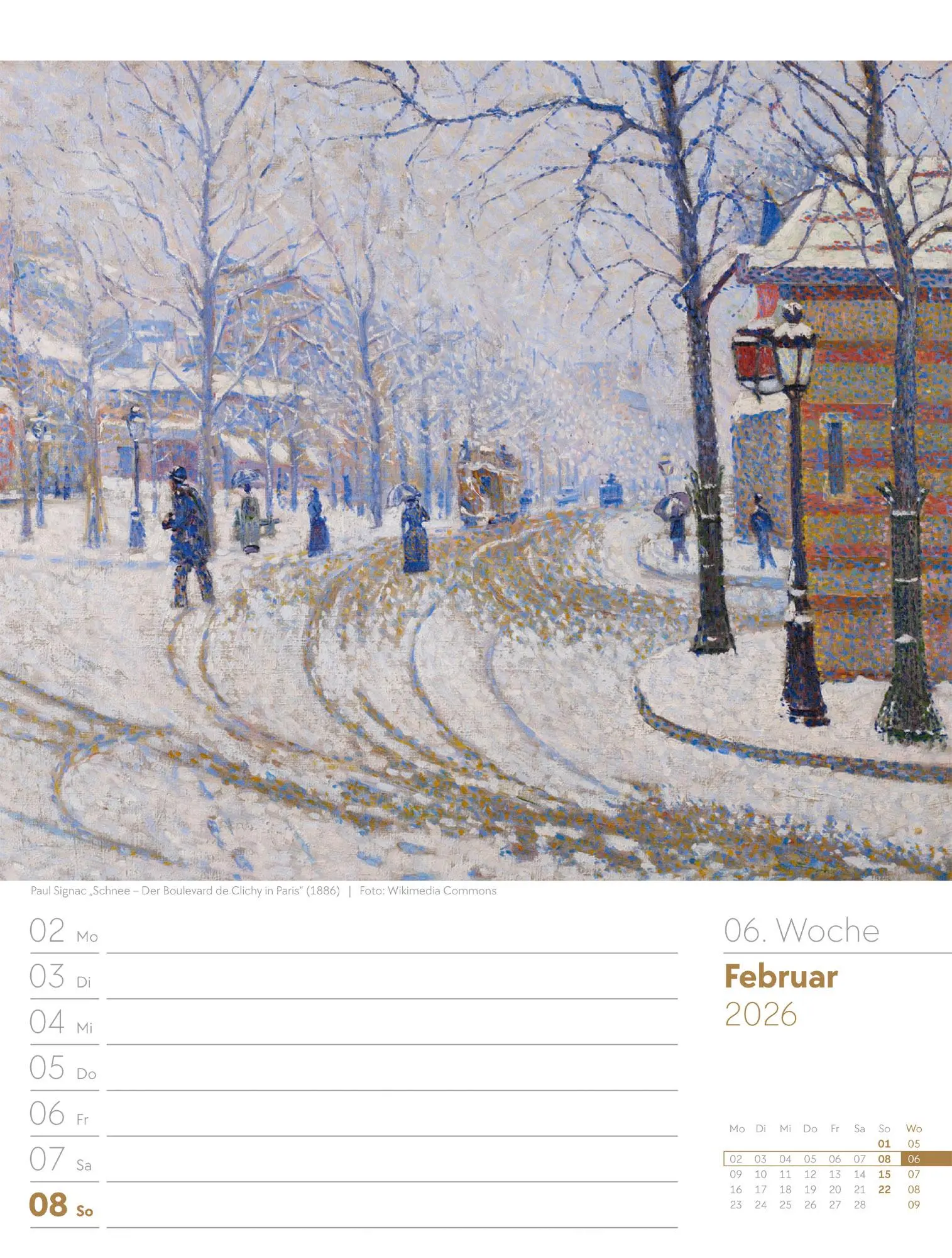 Bild: 9783838426921 | Kunstwelt - Impressionismus und Klassische Moderne - Wochenplaner...