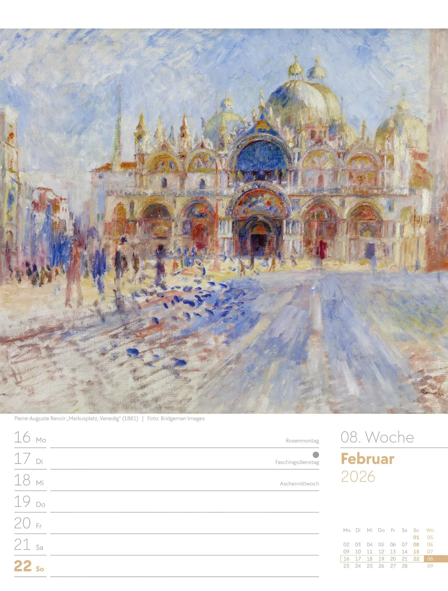 Bild: 9783838426921 | Kunstwelt - Impressionismus und Klassische Moderne - Wochenplaner...