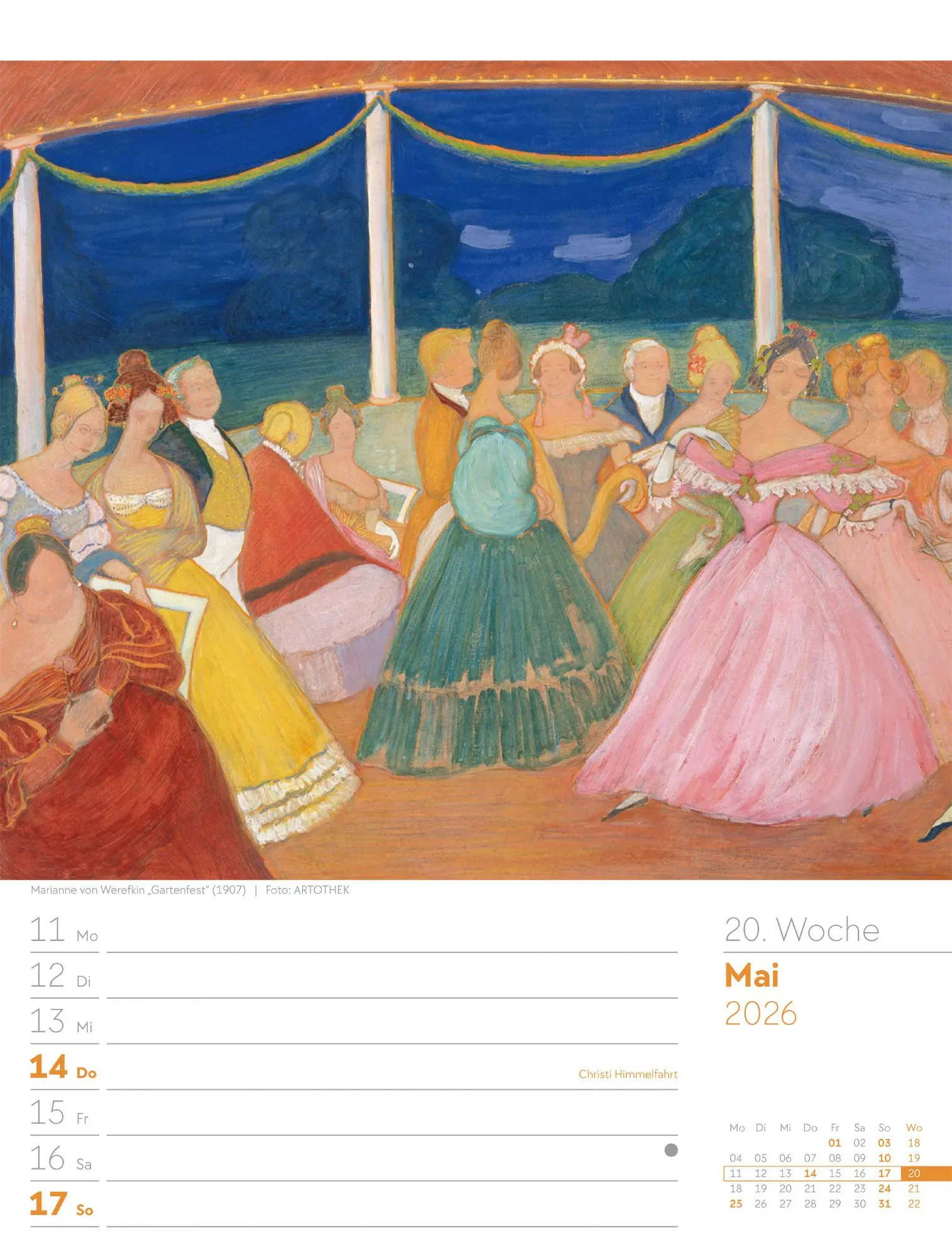 Bild: 9783838426921 | Kunstwelt - Impressionismus und Klassische Moderne - Wochenplaner...