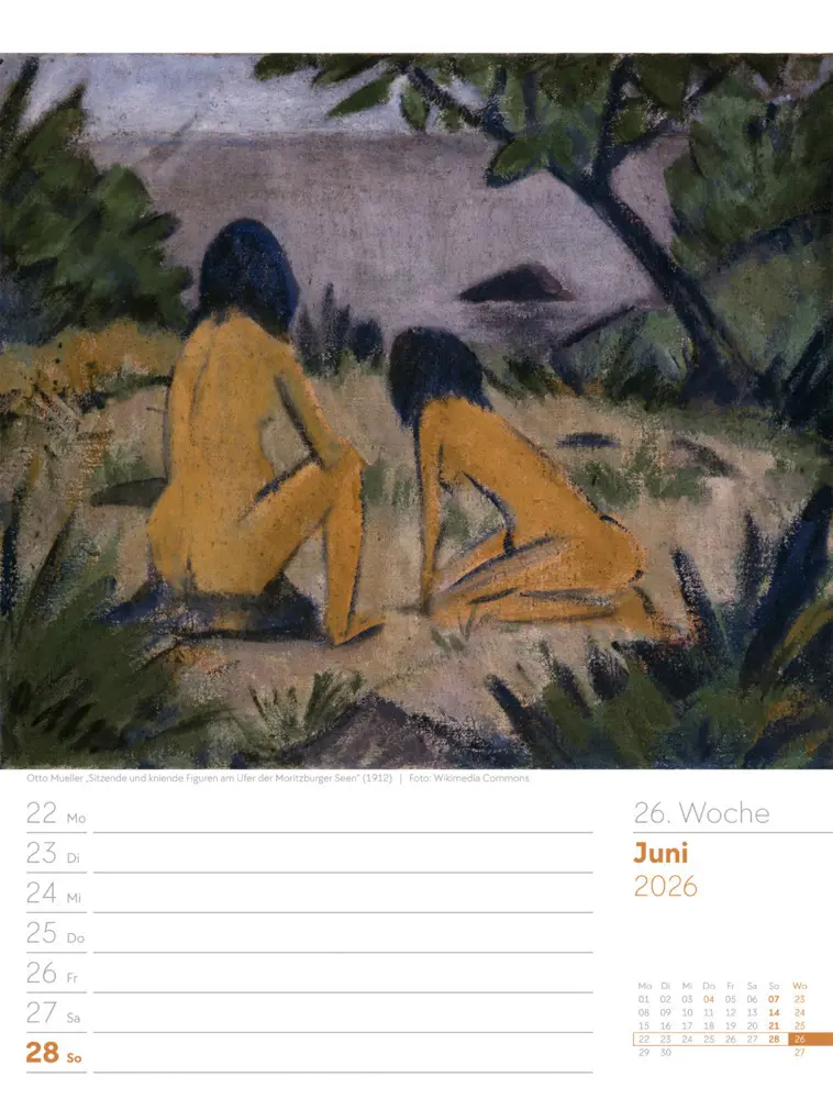 Bild: 9783838426921 | Kunstwelt Wochenplaner Kalender 2026 Impressionismus und Klassische...