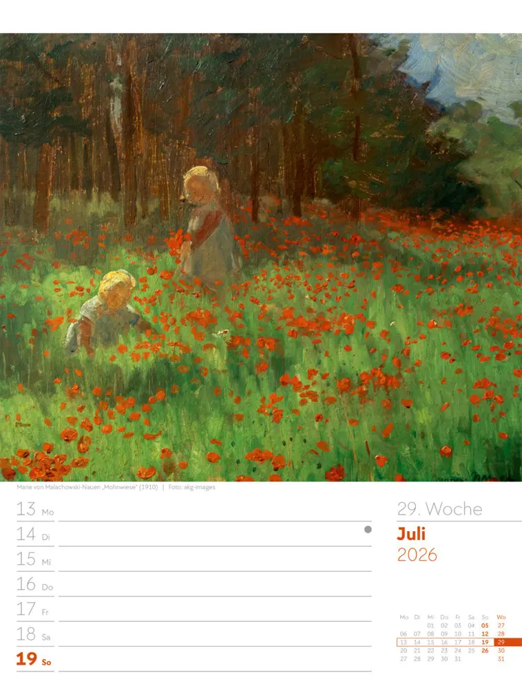 Bild: 9783838426921 | Kunstwelt Wochenplaner Kalender 2026 Impressionismus und Klassische...