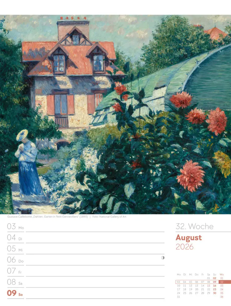 Bild: 9783838426921 | Kunstwelt Wochenplaner Kalender 2026 Impressionismus und Klassische...