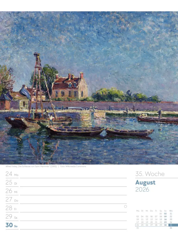 Bild: 9783838426921 | Kunstwelt Wochenplaner Kalender 2026 Impressionismus und Klassische...
