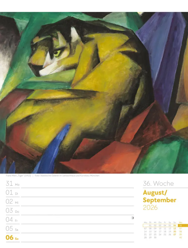 Bild: 9783838426921 | Kunstwelt Wochenplaner Kalender 2026 Impressionismus und Klassische...