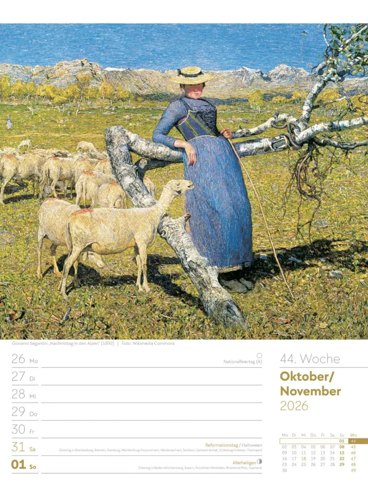 Bild: 9783838426921 | Kunstwelt Wochenplaner Kalender 2026 Impressionismus und Klassische...
