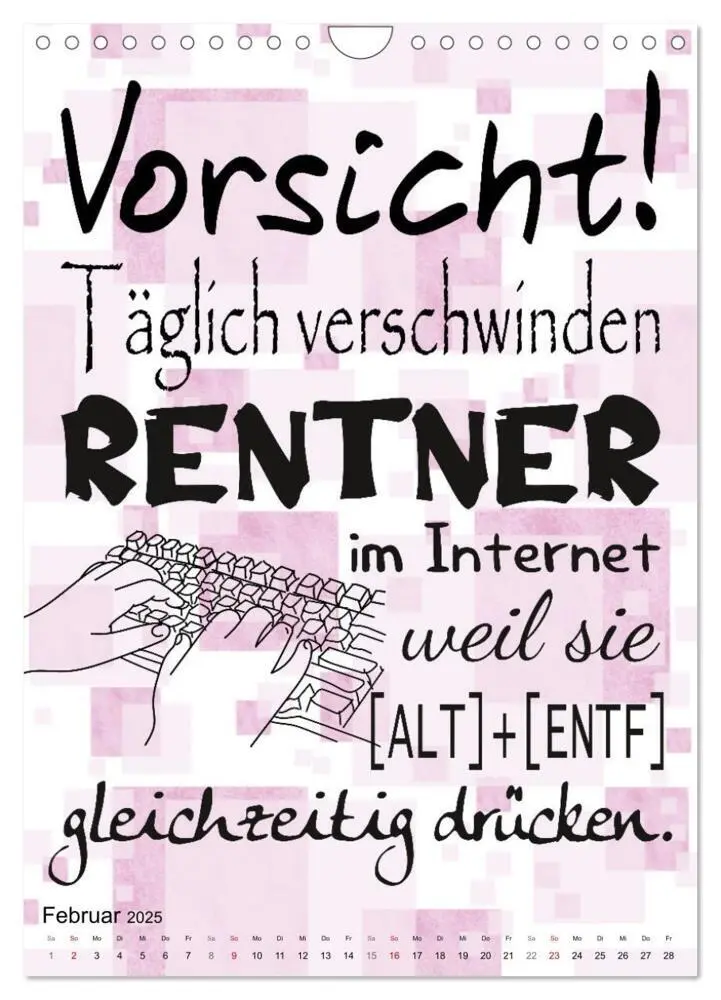 Bild: 9783435907021 | Coole Sprüche zum Ruhestand (Wandkalender 2025 DIN A4 hoch),...
