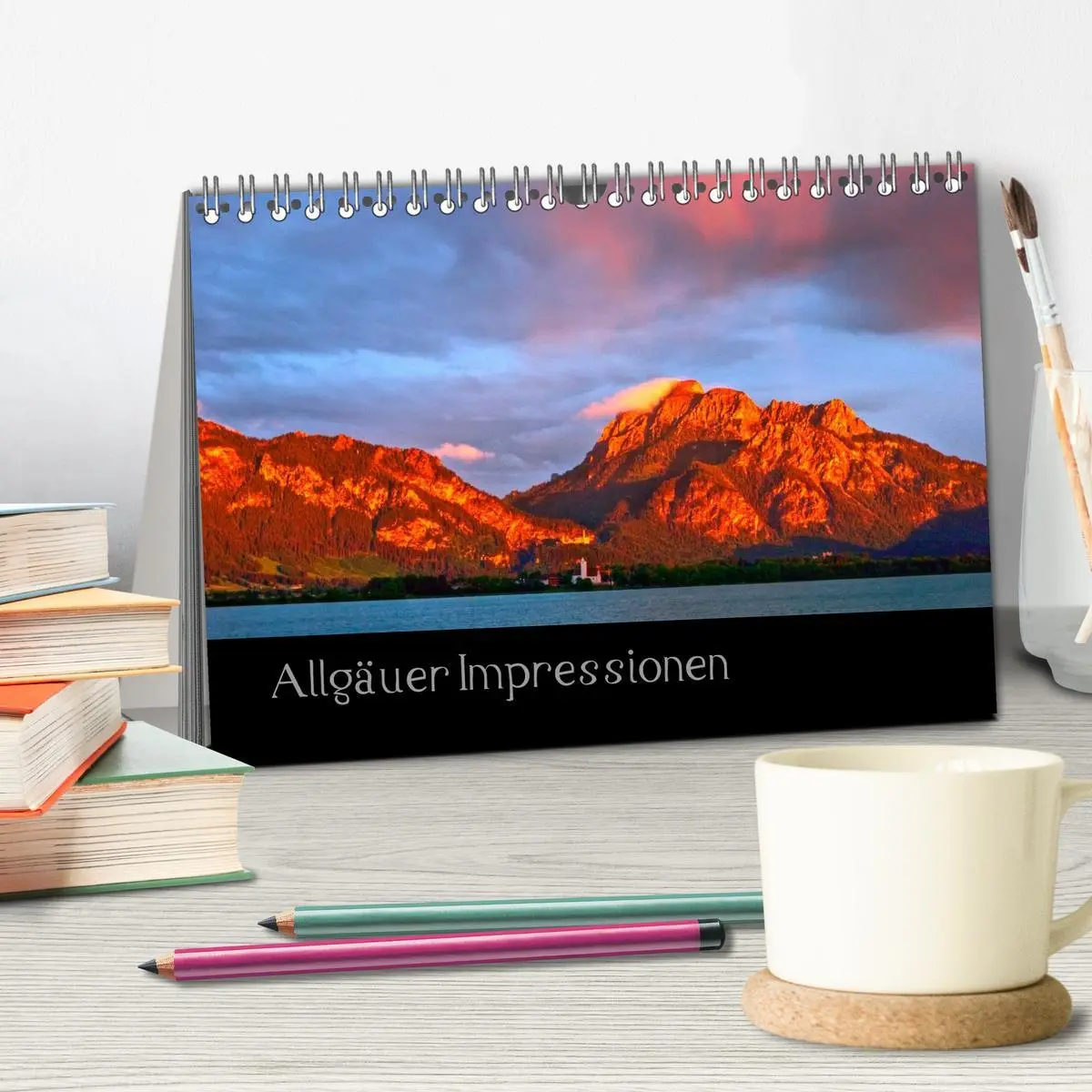 Bild: 9783516017021 | Allgäuer Impressionen (Tischkalender 2026 DIN A5 quer), CALVENDO...