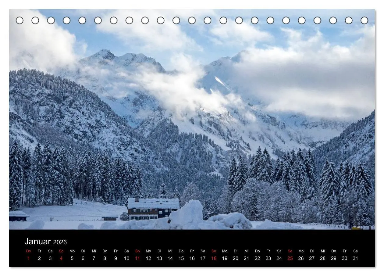 Bild: 9783516017021 | Allgäuer Impressionen (Tischkalender 2026 DIN A5 quer), CALVENDO...