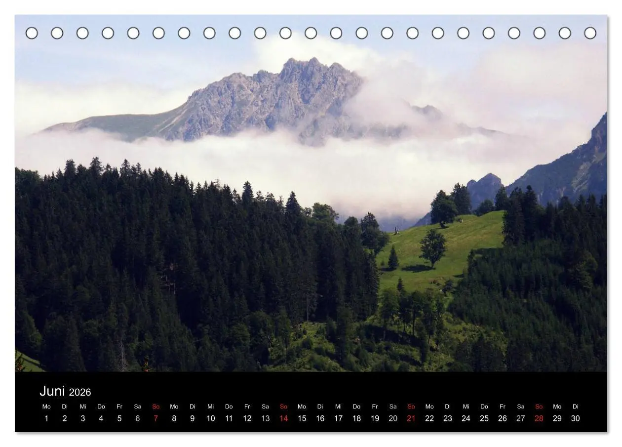 Bild: 9783516017021 | Allgäuer Impressionen (Tischkalender 2026 DIN A5 quer), CALVENDO...