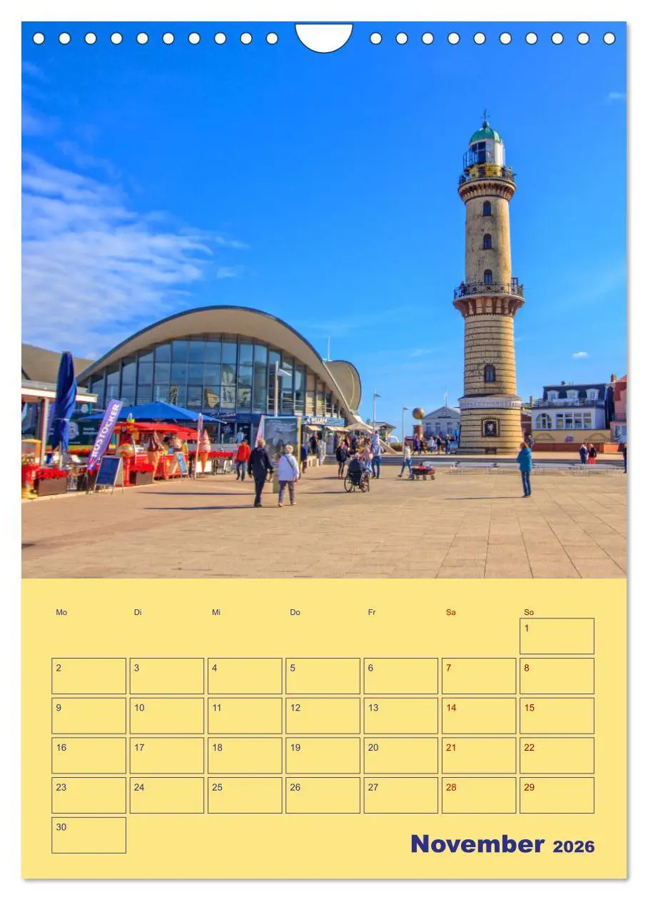 Bild: 9783516327021 | Sehnsuchtsort Warnemünde (Wandkalender 2026 DIN A4 hoch), CALVENDO...