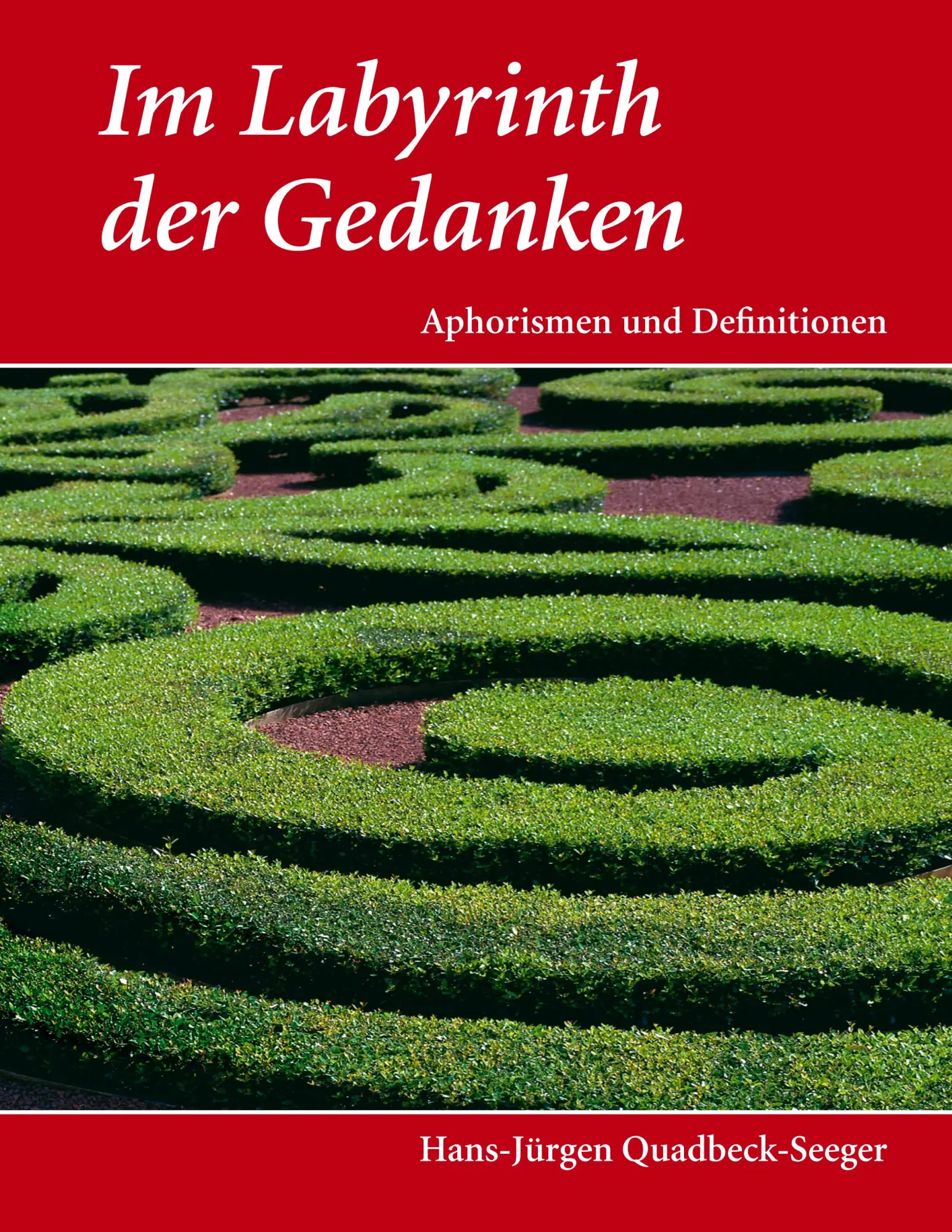 Cover: 9783833437021 | Im Labyrinth der Gedanken | Aphorismen und Definitionen | Taschenbuch