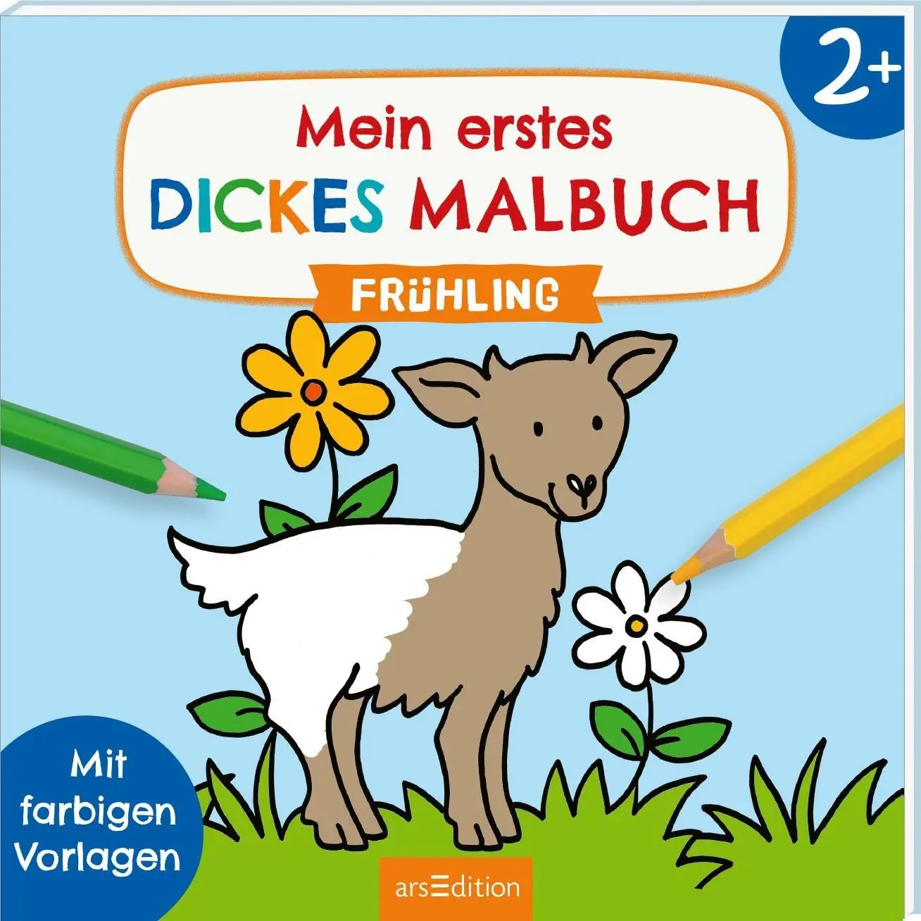 Cover: 9783845867021 | Mein erstes dickes Malbuch ab 2 - Frühling | Mit farbigen Vorlagen