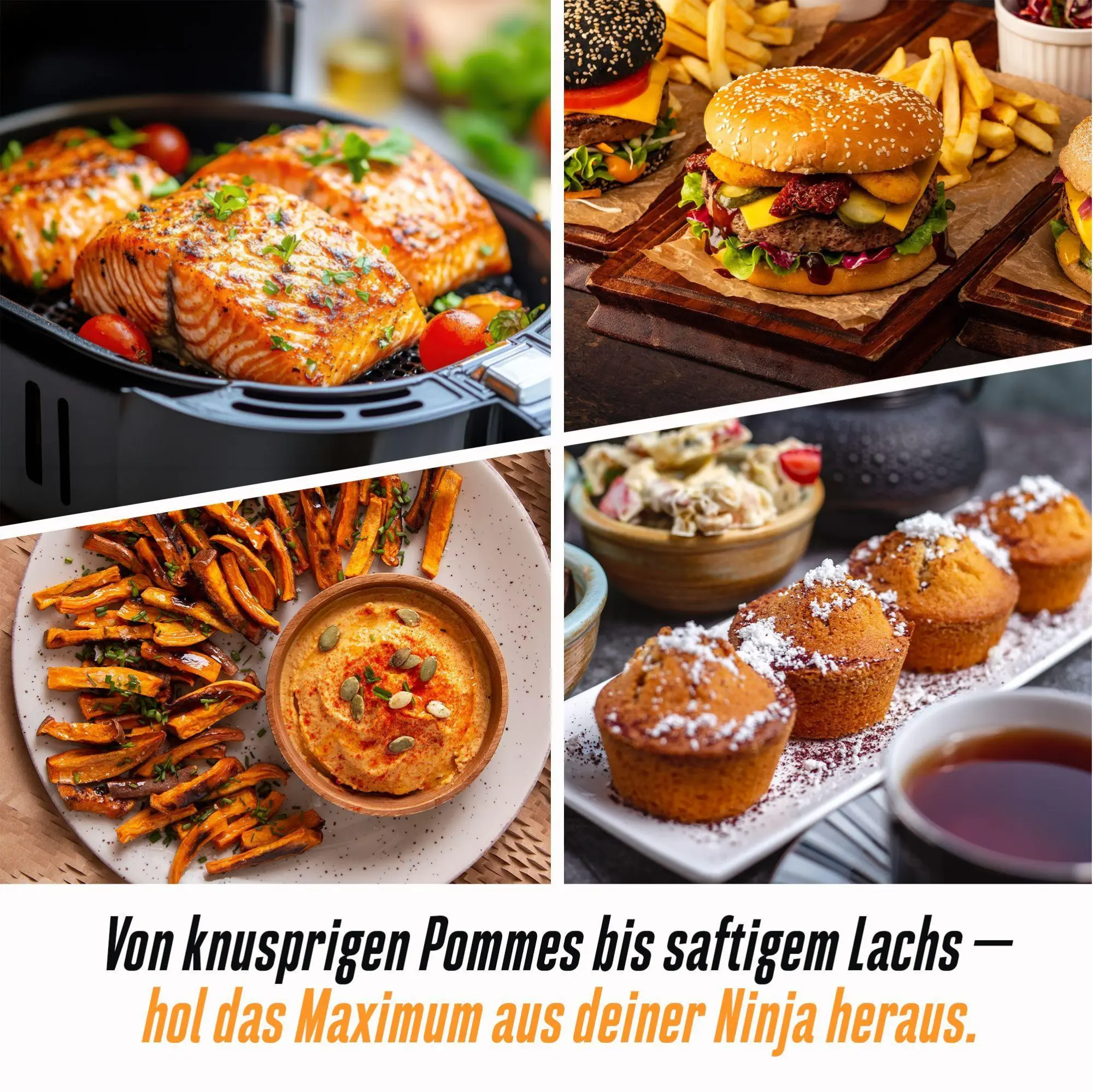 Bild: 9783911647021 | Ninja Heißluftfritteuse Rezeptbuch Dual Zone: 2 Körbe, 1 perfekte...
